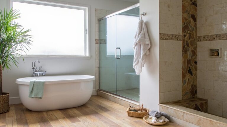 sleek luxury shower doors