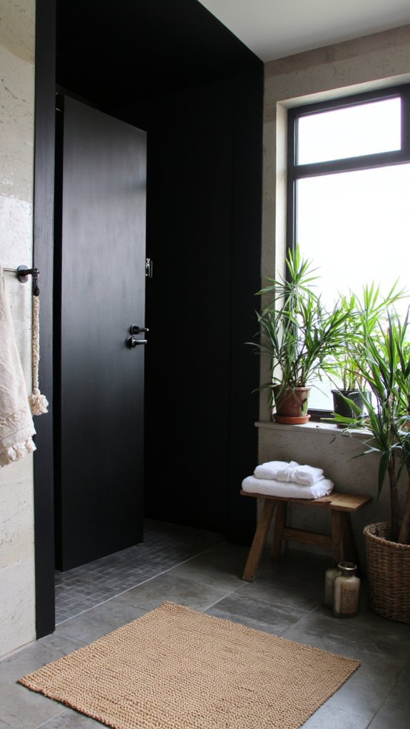 sleek minimalist black elegance