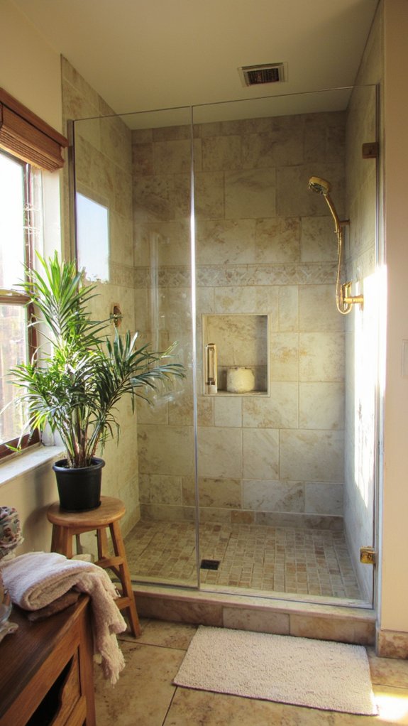 sleek modern bathroom elegance