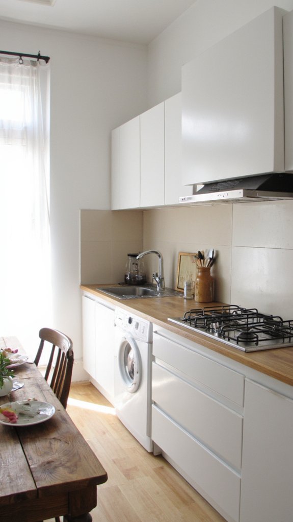 sleek modern concealed backsplashes