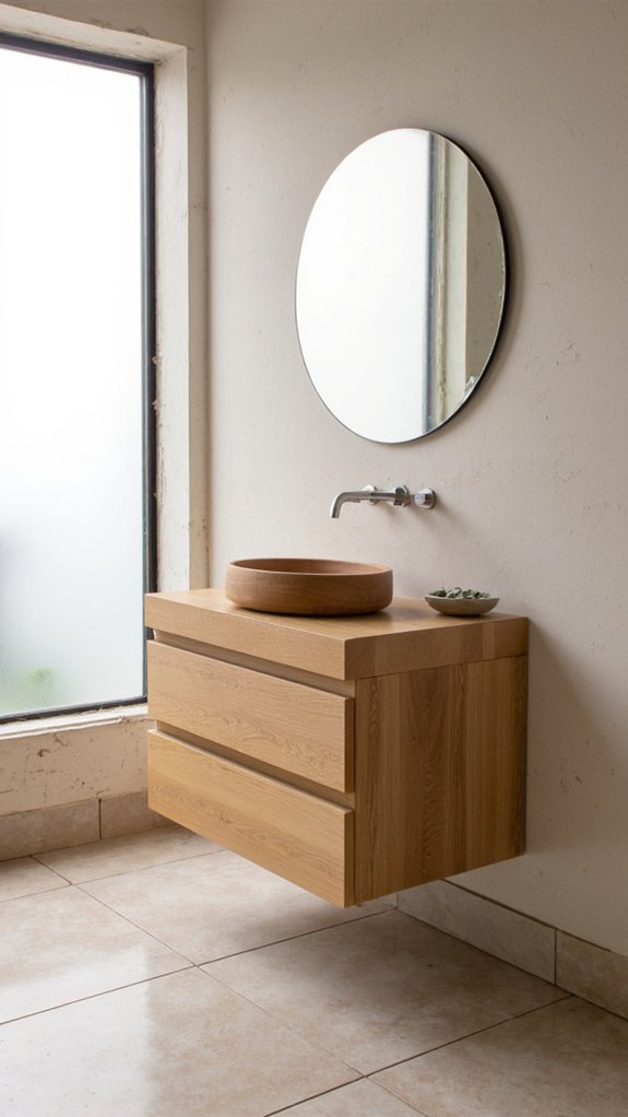 sleek space enhancing bathroom design