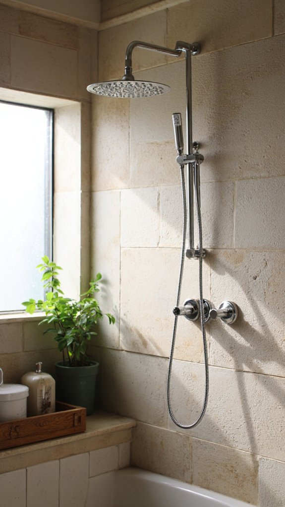 sleek space saving shower upgrade