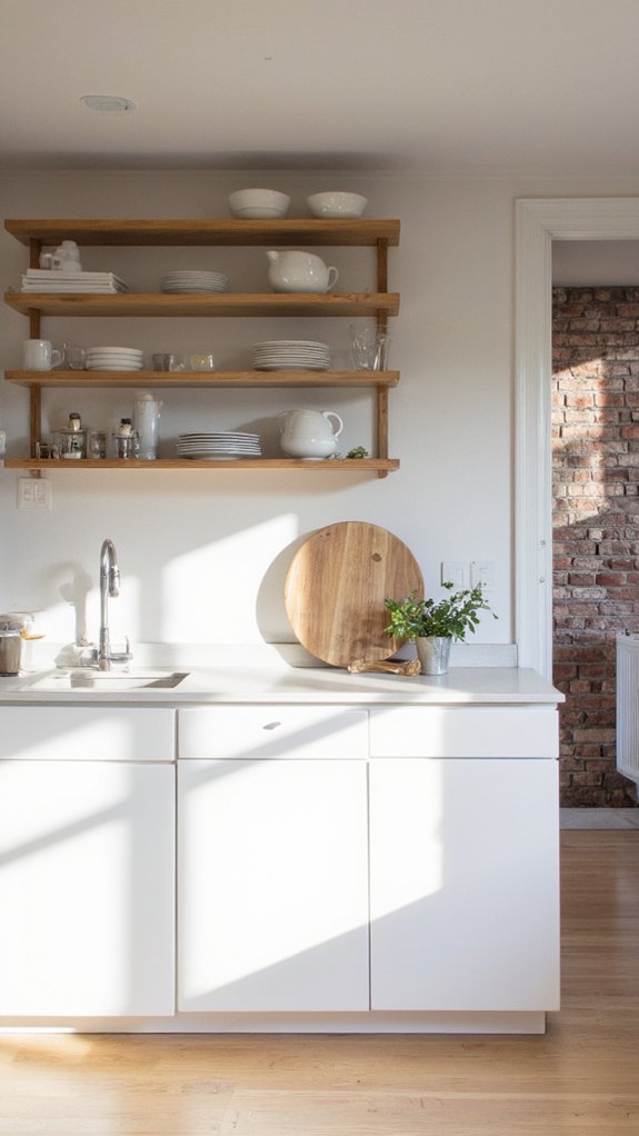 sleek uncluttered kitchen aesthetics