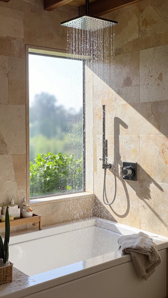 smart customizable rainfall showerheads