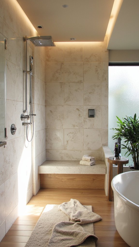 smart luxurious shower control