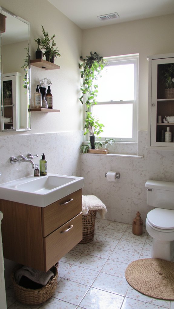 smart organized bathroom storage