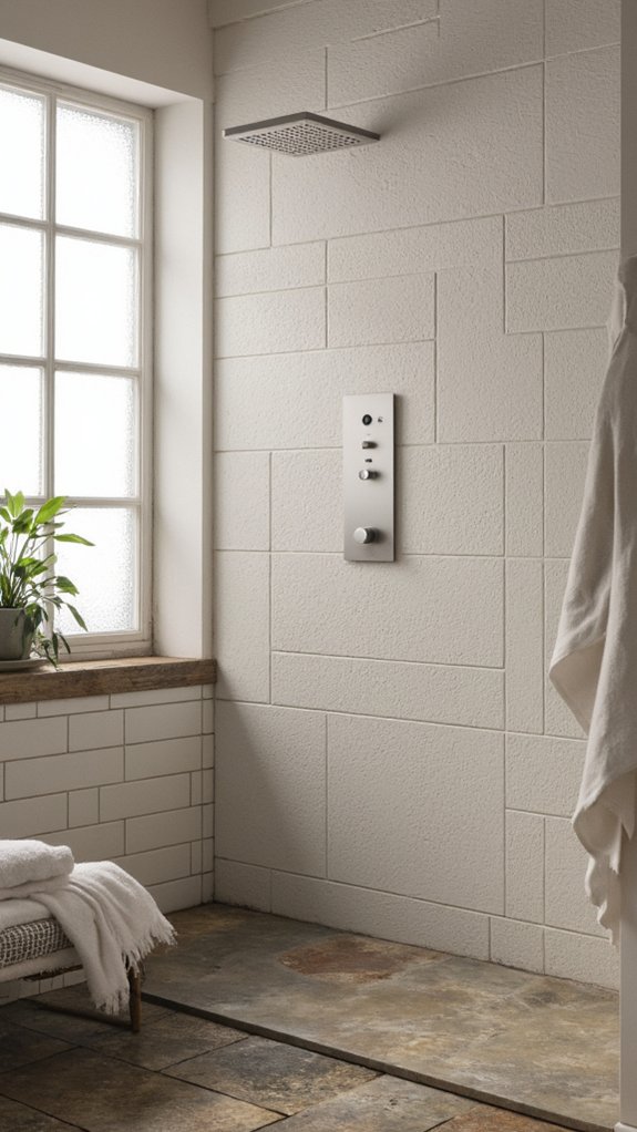 smart shower relaxation controls