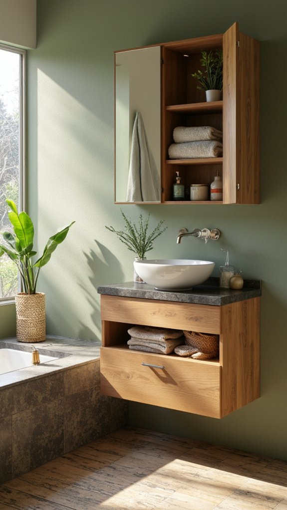 smart stylish bathroom storage