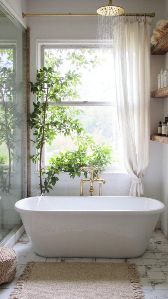 soothing rainfall shower experience