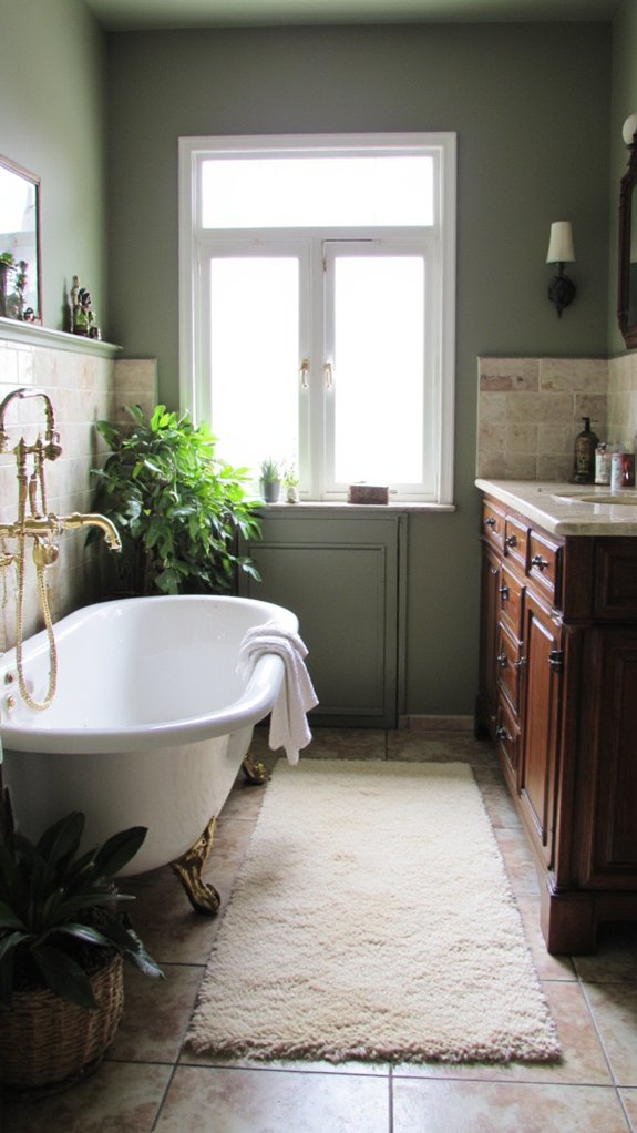 sophisticated bathroom color palette