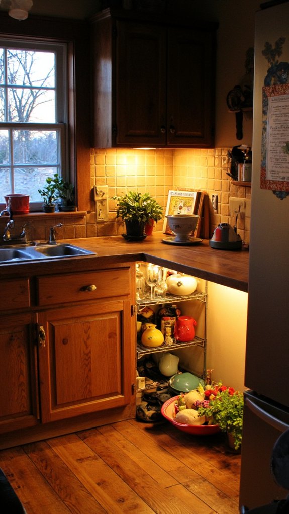 sophisticated kitchen lighting solution