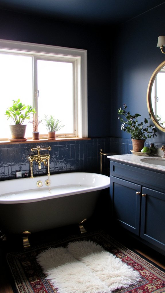 sophisticated rich navy elegance