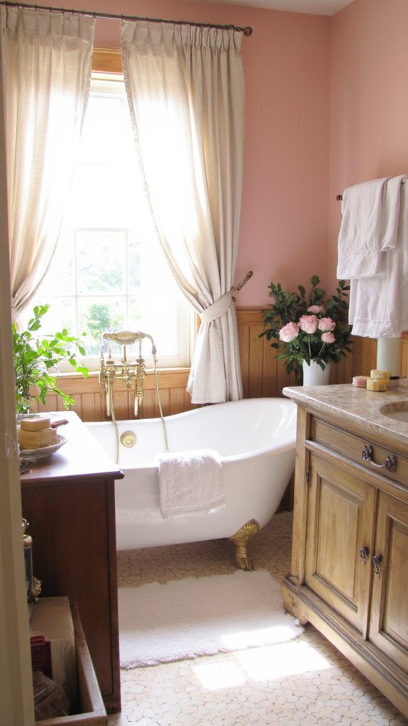 sophisticated serene bathroom retreat