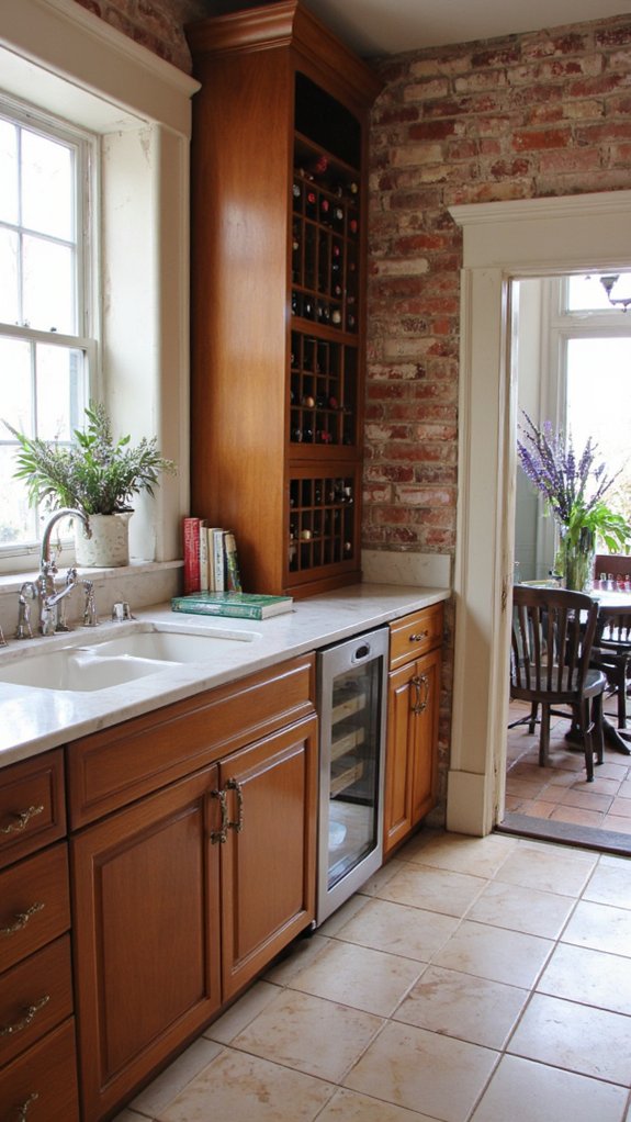 sophisticated wine storage solution