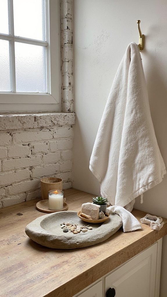 spa inspired bathroom accessories