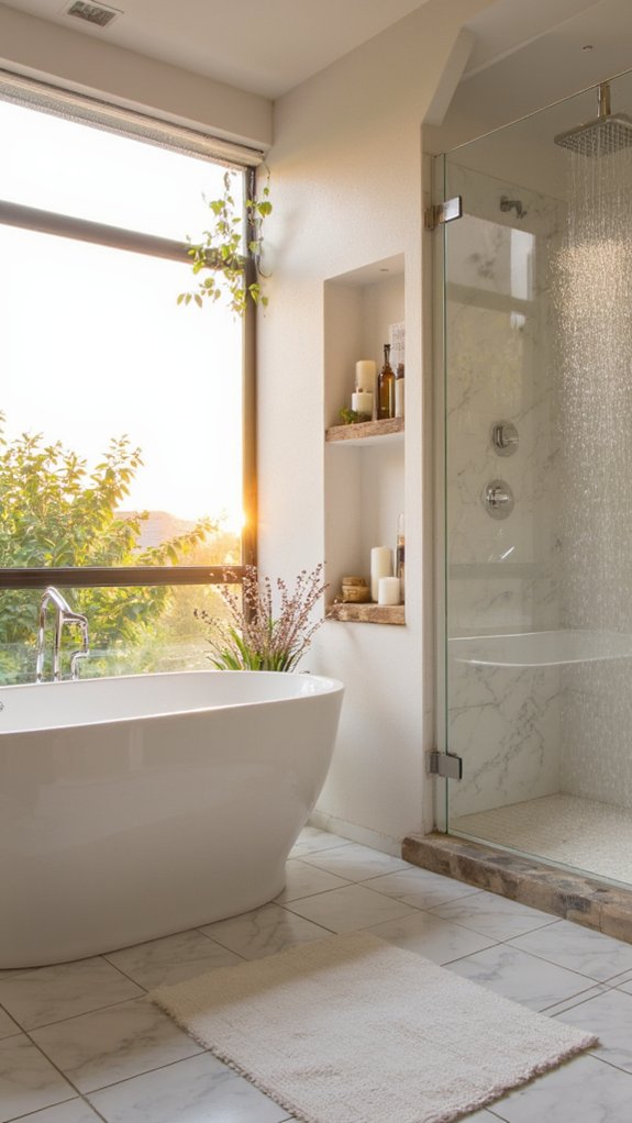 spa inspired bathroom retreat