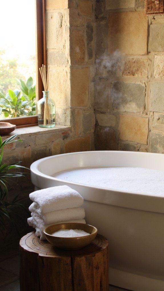 spa like bathroom essentials