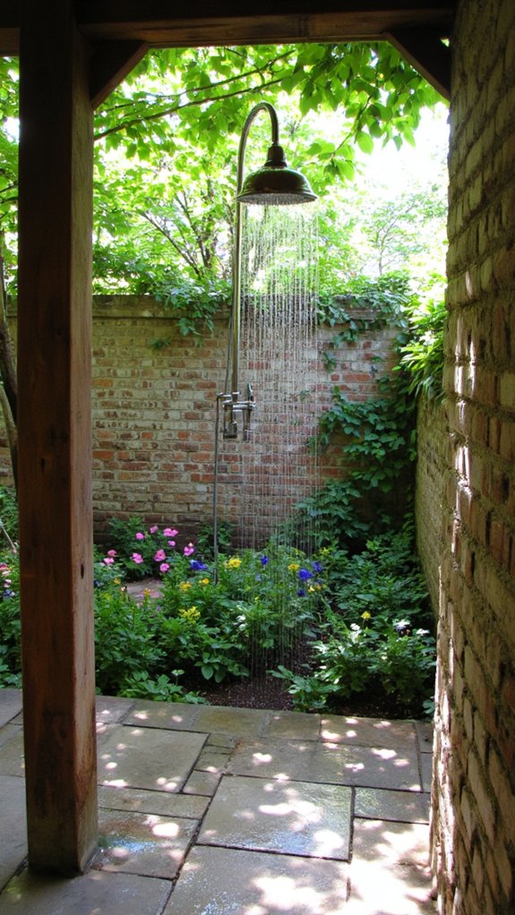 spa like outdoor bathing experience