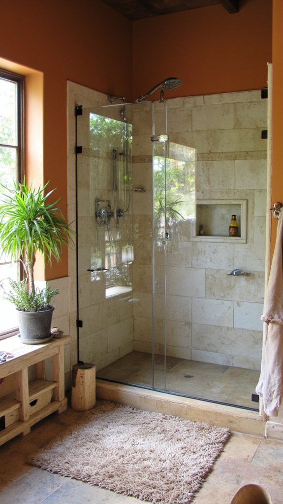 spa like rain shower experience