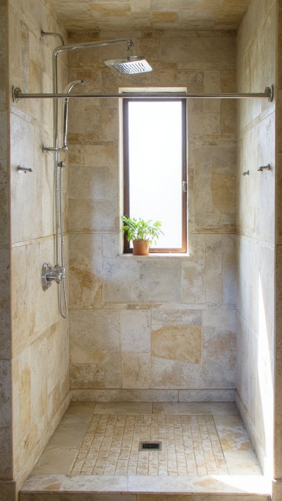 spa like rainfall shower experience