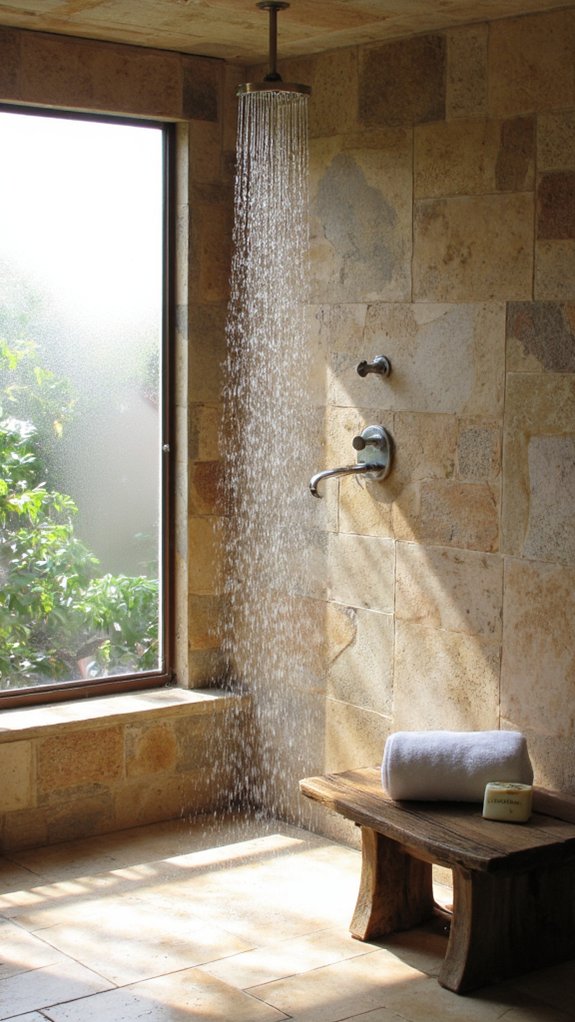 spa like rejuvenating shower experience