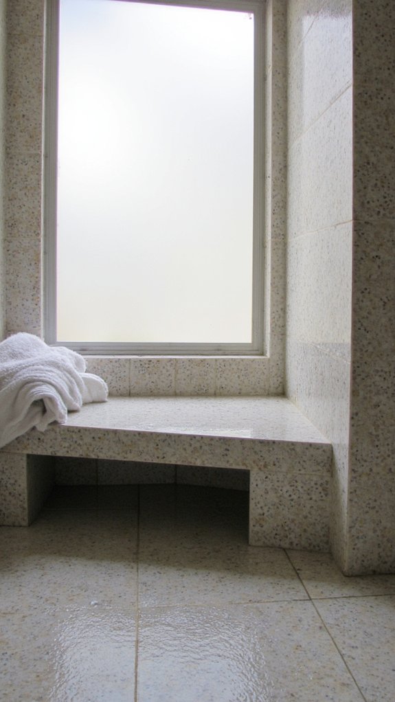 spa like stone shower retreat