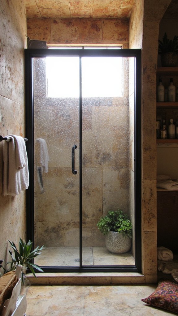 space saving stylish shower doors
