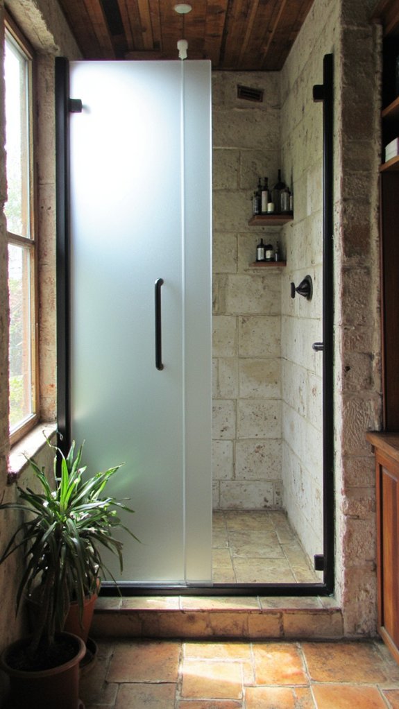 spacious airy luxury showers
