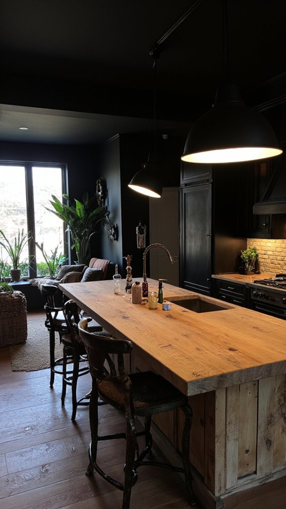 statement lighting enhances ambiance