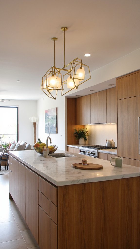 statement lighting enhances design