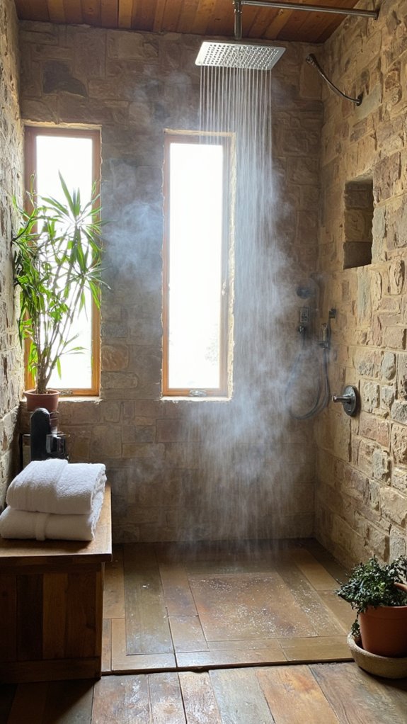 steam showers for relaxation