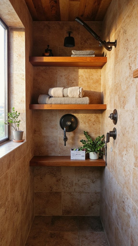 stylish and functional shelving