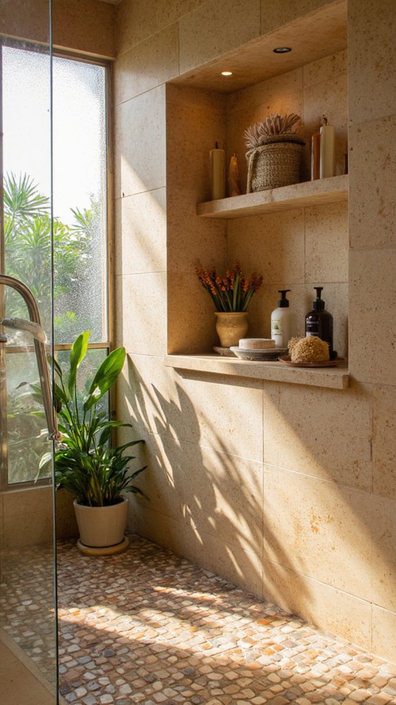 stylish bathroom storage solution