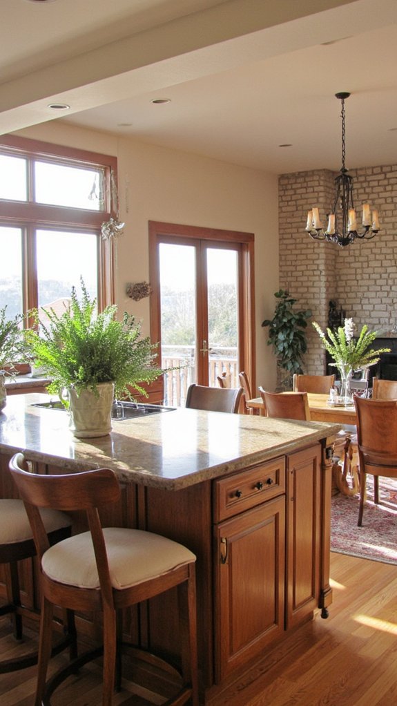 stylish functional bar seating