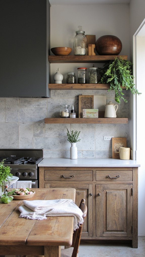 stylish functional kitchen organization