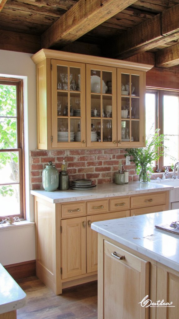 stylish glass cabinet displays