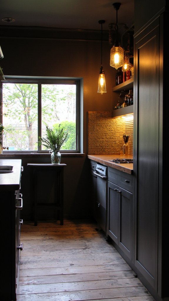 stylish grey pendant lighting