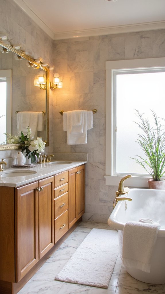 stylish led lit mirrors