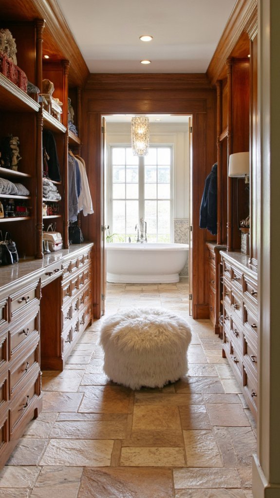 stylish organized clothing sanctuary