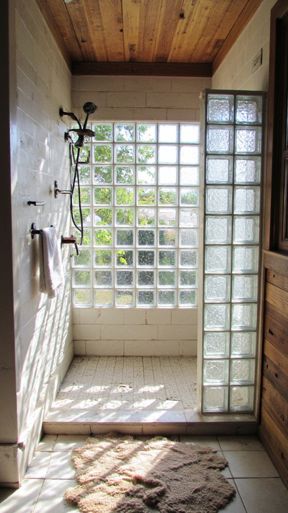 stylish privacy with light