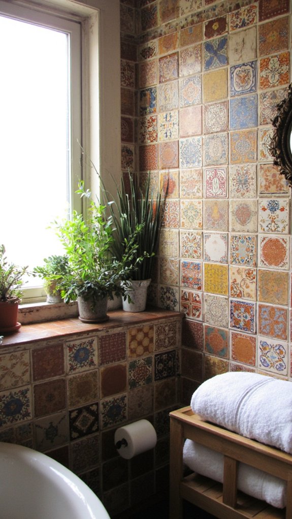 stylish retreat with tiles