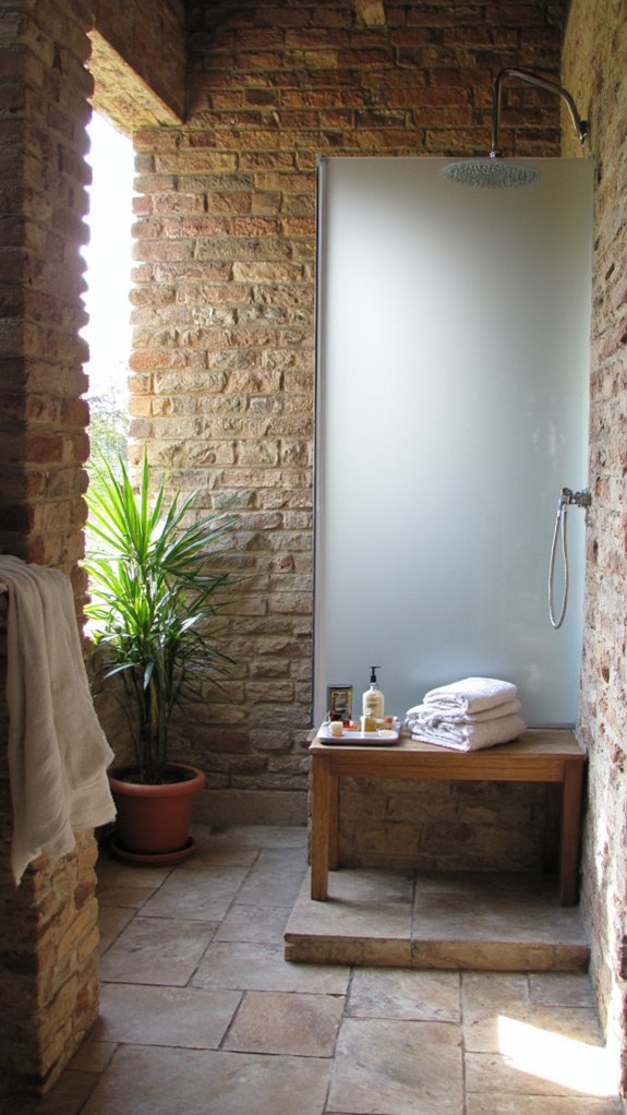 stylish shower storage solutions