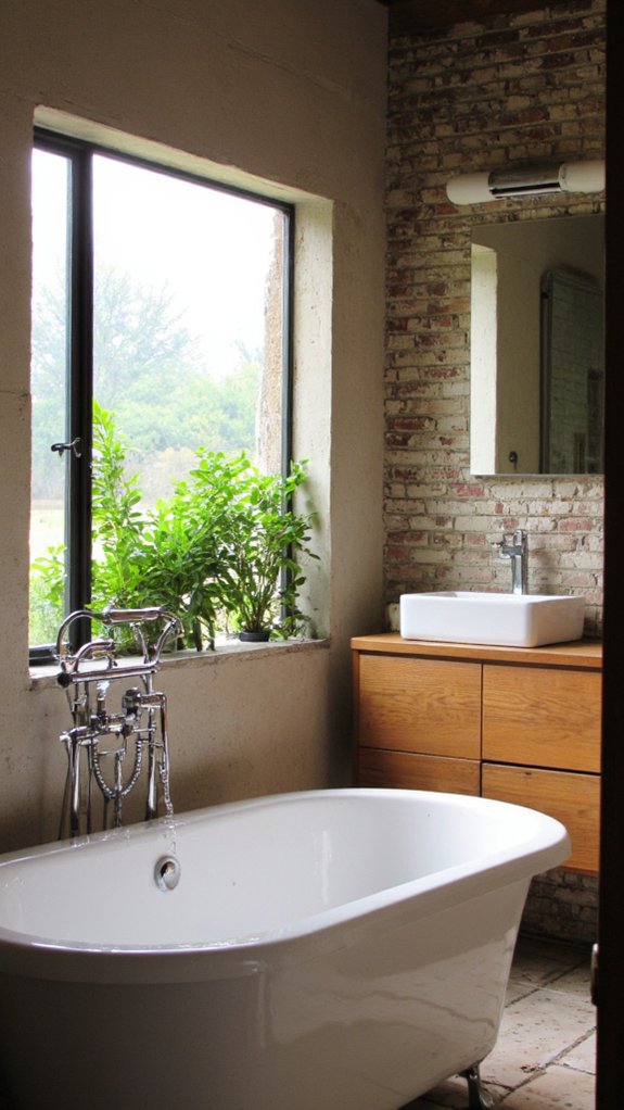 stylish space saving bathroom solution