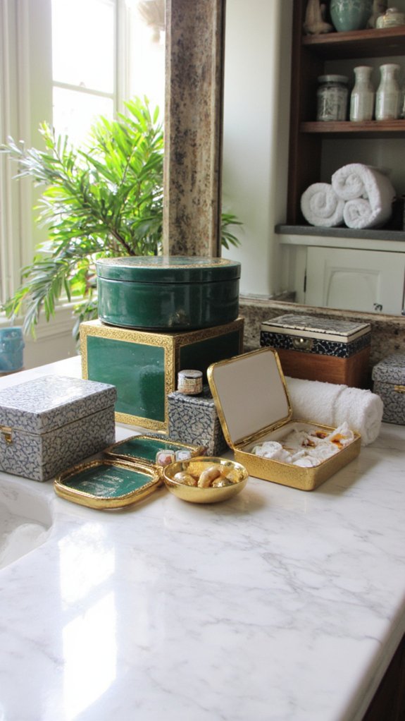 stylish storage with boxes