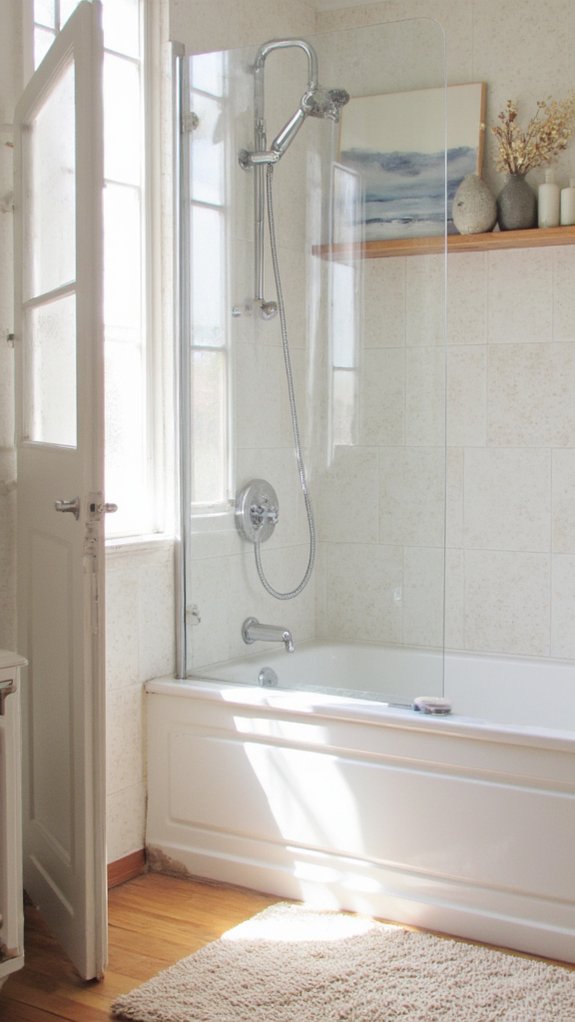 subdued artwork enhances ambiance