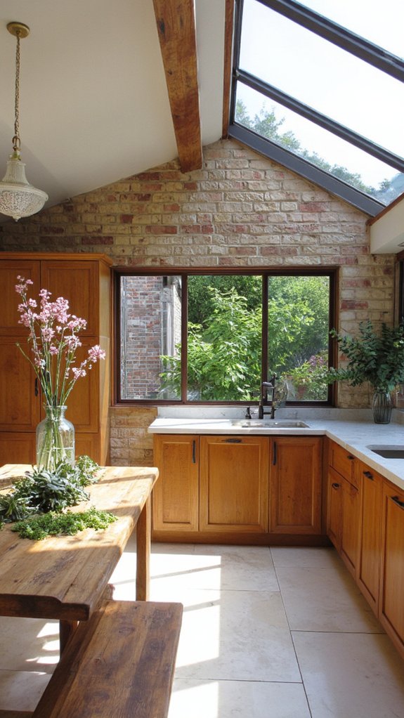 sun drenched kitchen atmosphere