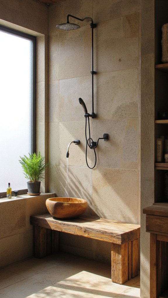 sustainable and luxurious showers