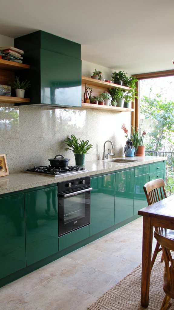 sustainable stylish kitchen finishes