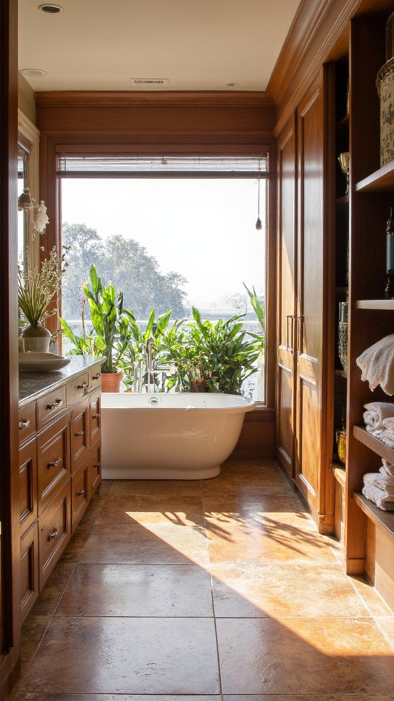 tailored cabinetry enhances organization