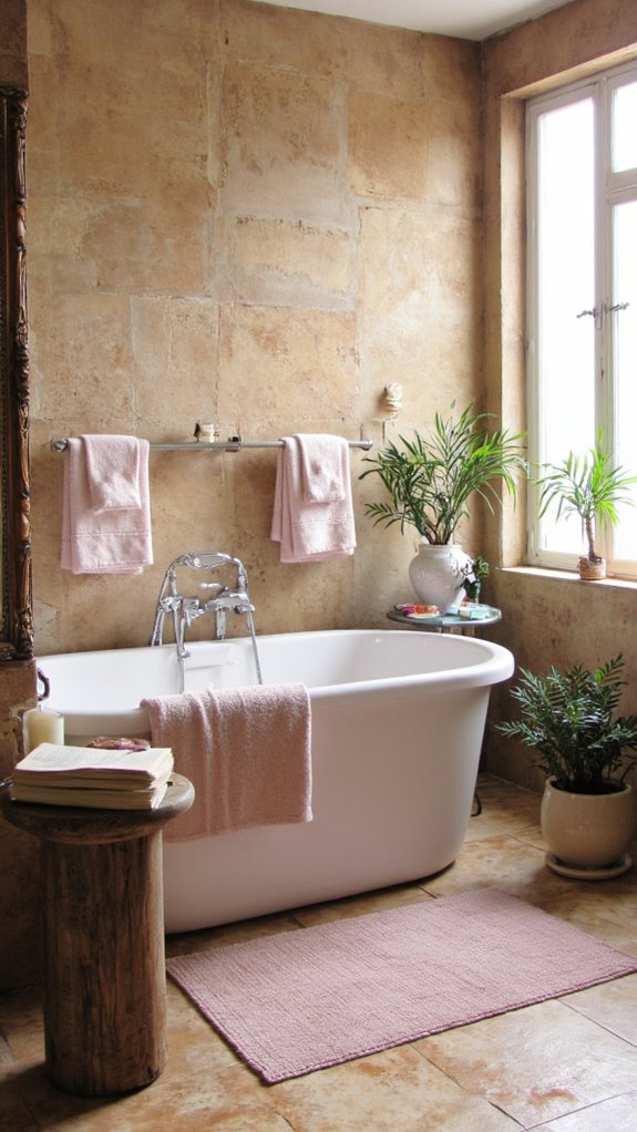 taupe and blush serenity